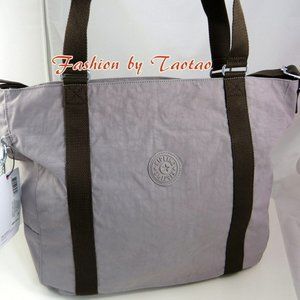 New with Tag Kipling Adara Medium Tote Shoulder Bag SHOPPER with Furry Monkey